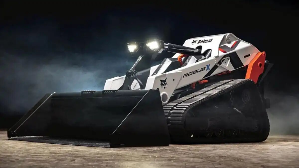 Фото:  bobcat.com Автономный концептуальный гусеничный погрузчик Bobcat RogueX
