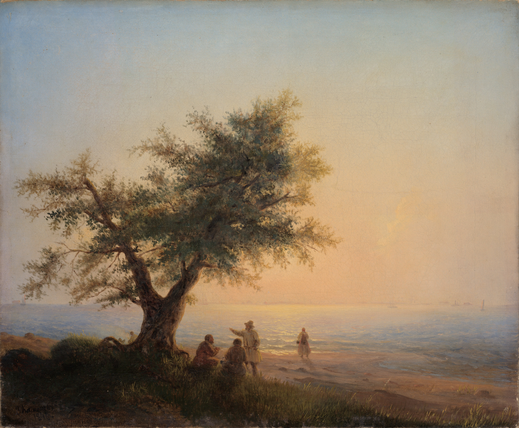 "Утро под Петербургом", В.К. Каменев, 1846. Третьяковская галерея, Москва.