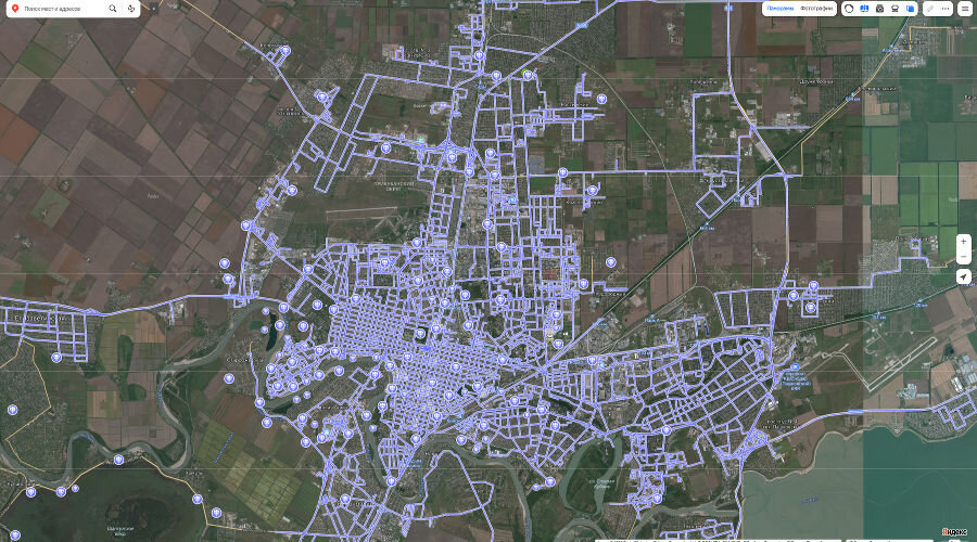     Показ доступных панорам зависит от масштаба карты Скриншот yandex.ru/maps
