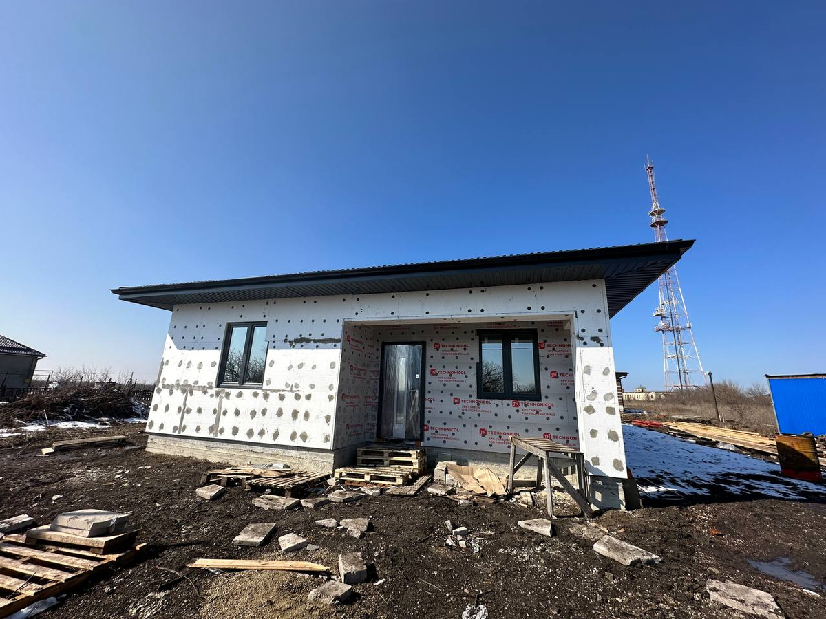 Строительство дома по проекту "Белый дом"