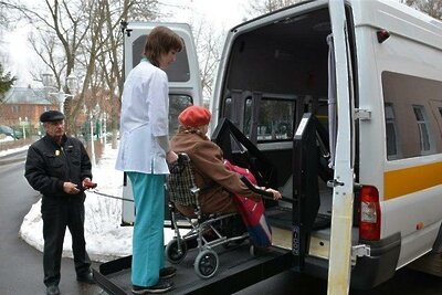    «Социальное такси» © Сайт Министерства социального развития Московской области