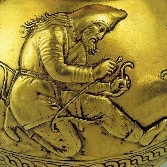 Фрагмент вазы из кургана Куль-Оба.