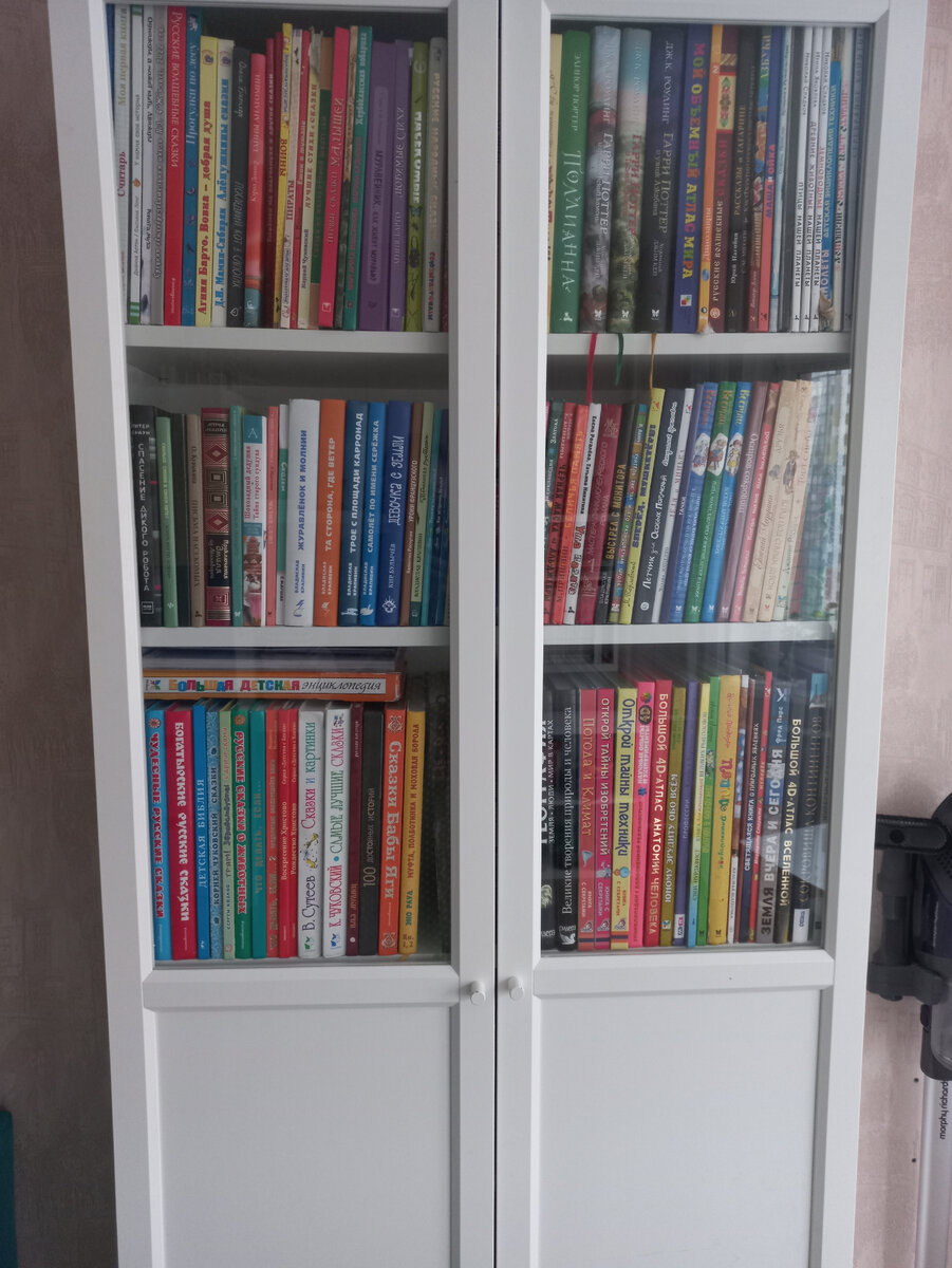 На фото треть нашей детской библиотеки.