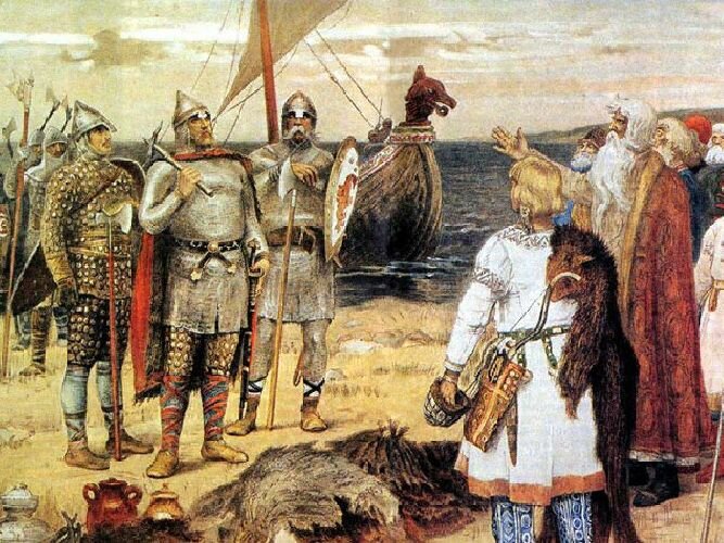 Виктор Васнецов Призвание варягов. 1909