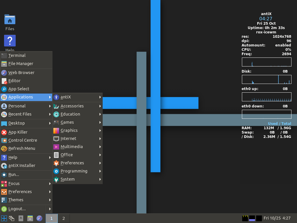 Antix / IceWM