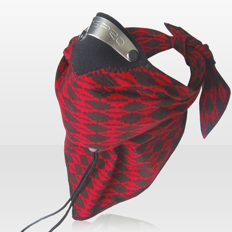 Маска-бандана Respro. Универсальный размер для детей с 3-х лет и взрослых. Материал банданы 100% хлопок.

