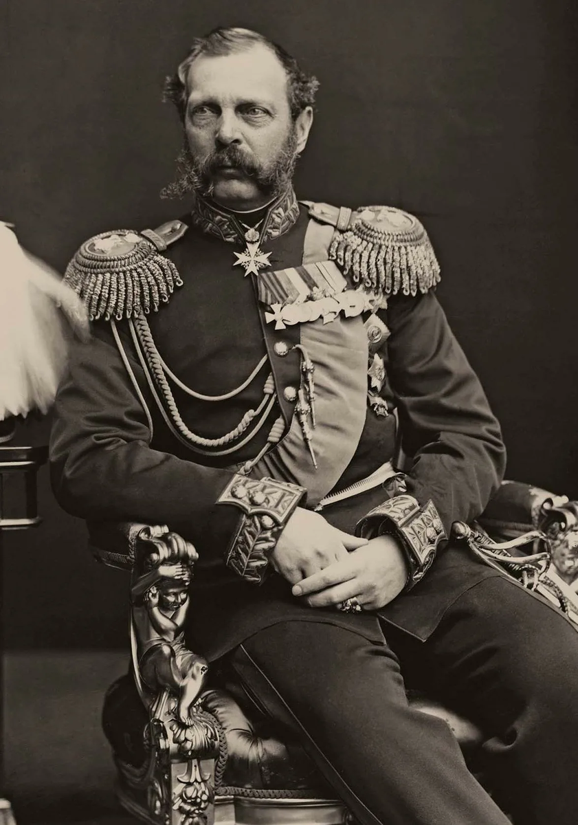 Александр 2. Реальная фотография, сделанная на один из первых фотоаппаратов. НЕ КАРТИНА