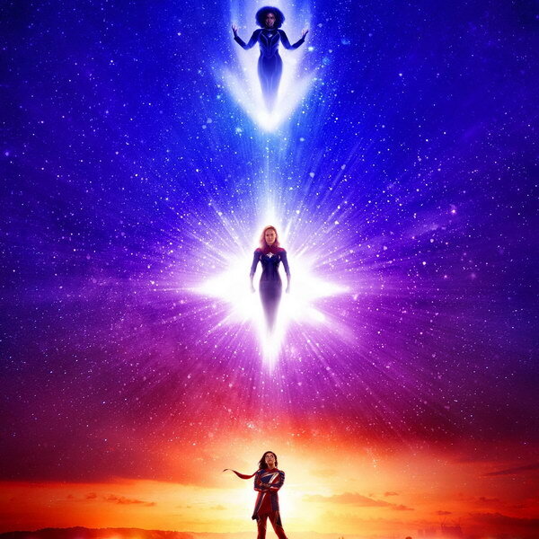     Бри Ларсон делит свою личность с Иман Веллани и Тейоной Паррис в трейлере «Марвелов»