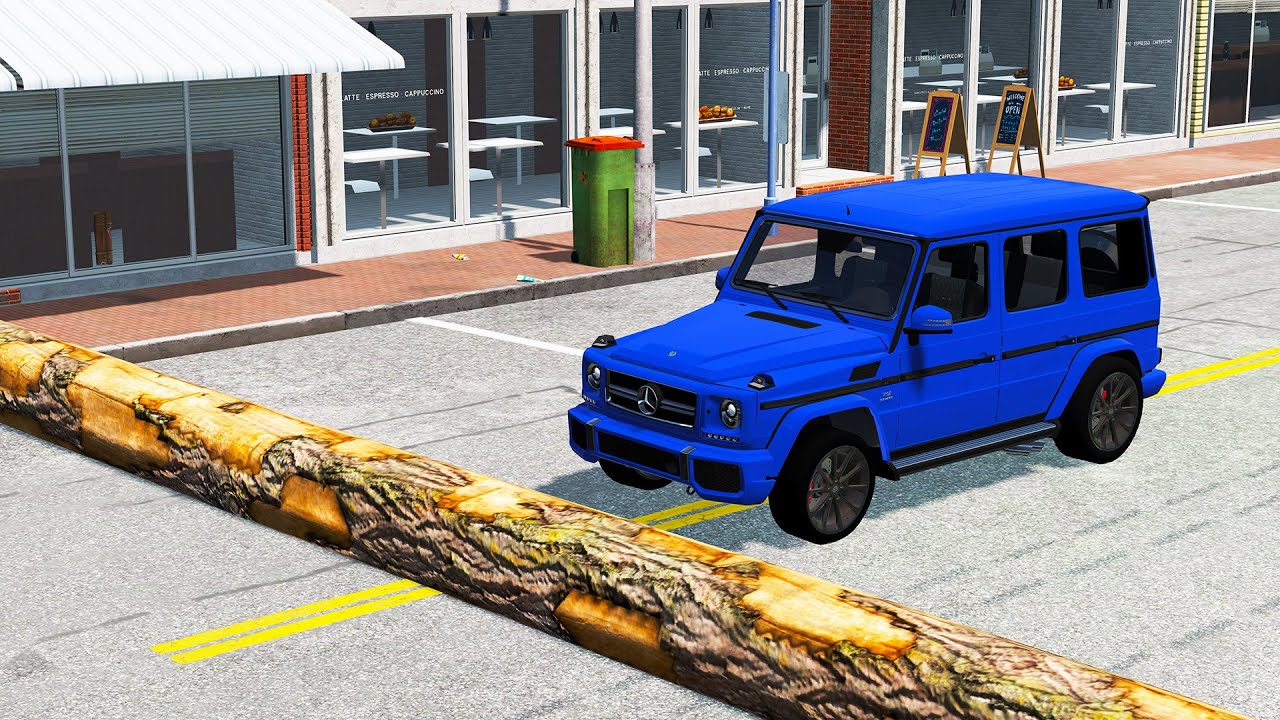 Cars vs Fallen Tree – BeamNG Drive #1167