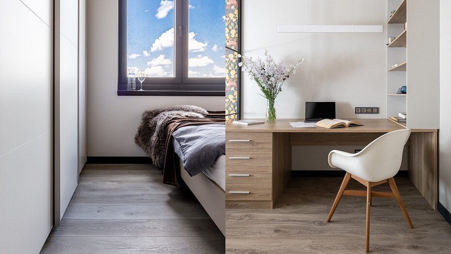 Дизайн: Анна Новопольцева (слева) и Mimosa Interiors (справа) 