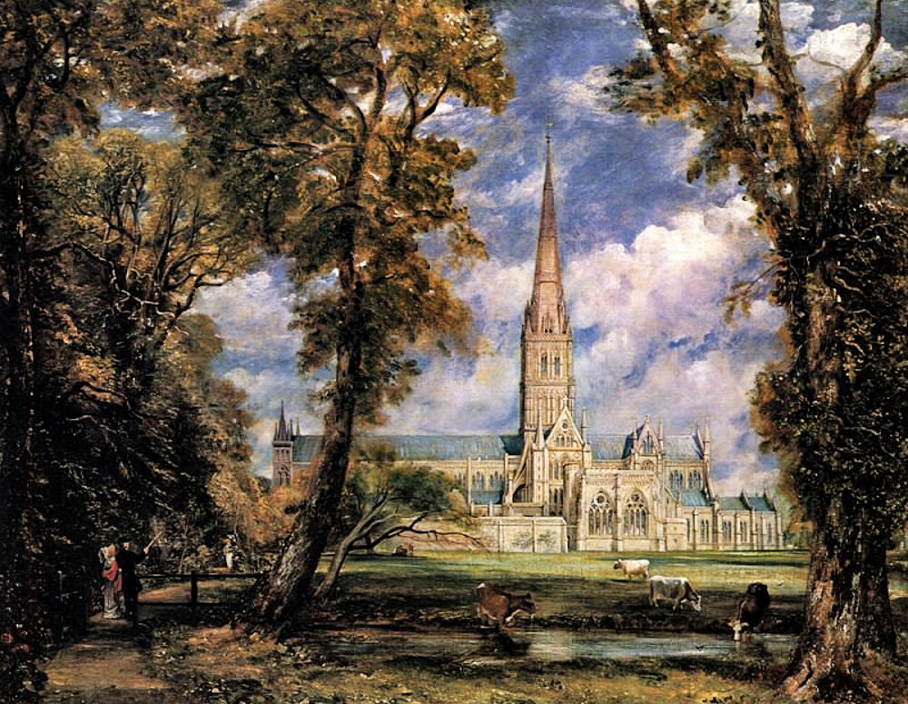 Художник Джон Констебл "Кафедральный собор Солсбери"