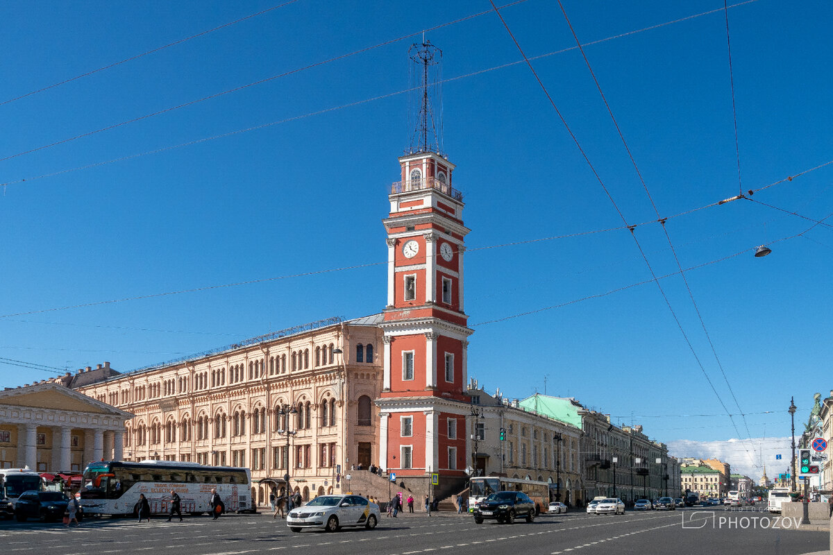 Башня городской думы в Санкт-Петербурге.