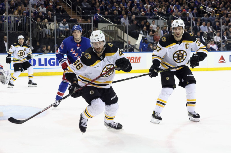 Патрис Бержерон и Дэвид Крейчи