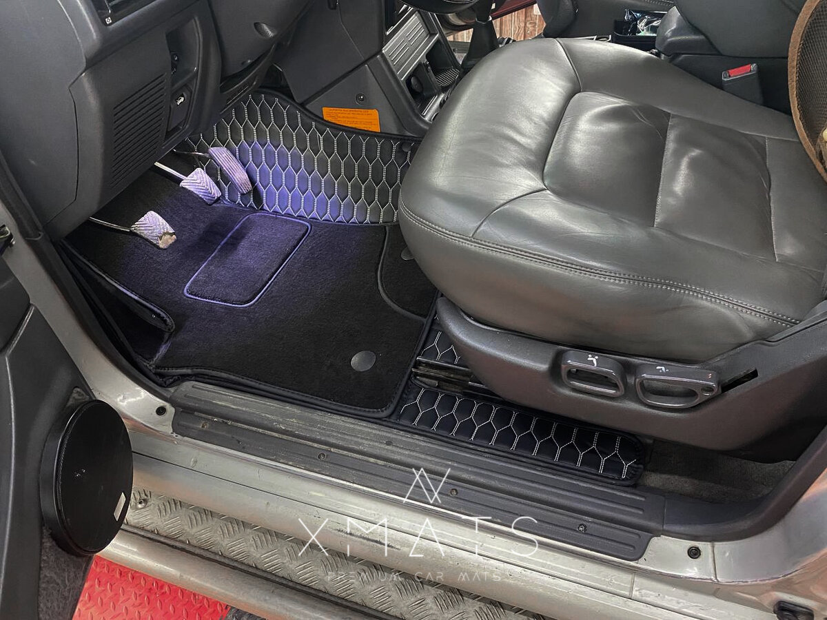 Коврики из экокожи на Mitsubishi Pajero 2 Добавьте описание
