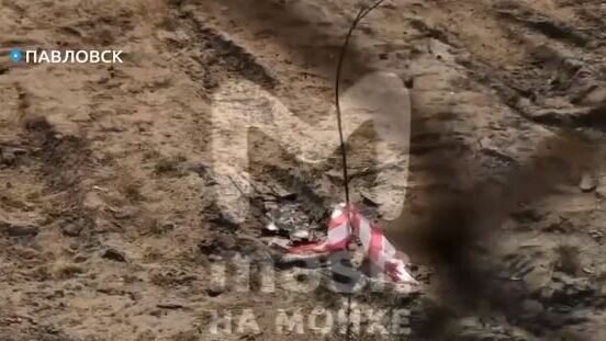     На территории конного клуба «Ковбой» в Павловске обнаружили странные предметы, похожие на разлетевшиеся осколки.