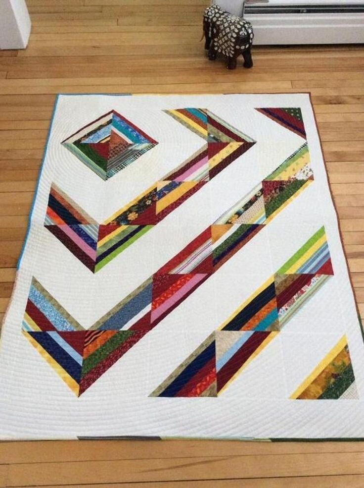 Scrappy quilt или лоскутные одеяла из остаточков | Лоскуток к лоскутку ...