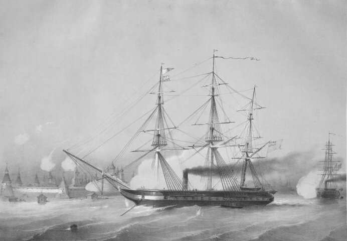 Атака Соловецкого монастыря 18 июля 1854 года