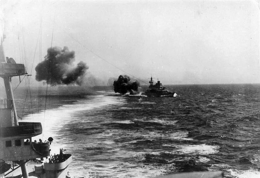 Бой кораблей в Средиземном море. 1941 год