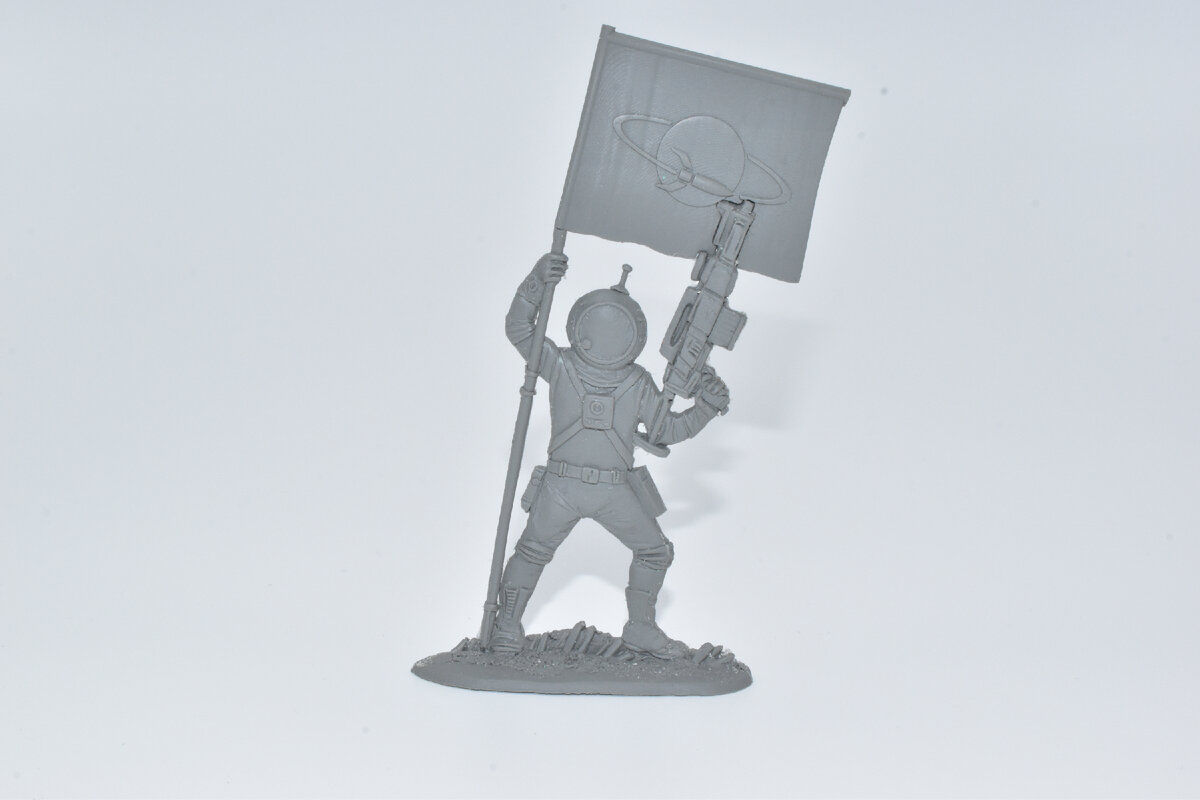 Астронавты от Воинов и Битв. Набор фантастический, я от него просто в восторге и давно уже он в очереди на обзор. Но, блин, тоже резина. Ну не могу я полностью смириться с тем, что в руках он трясется, как осиновый лист.