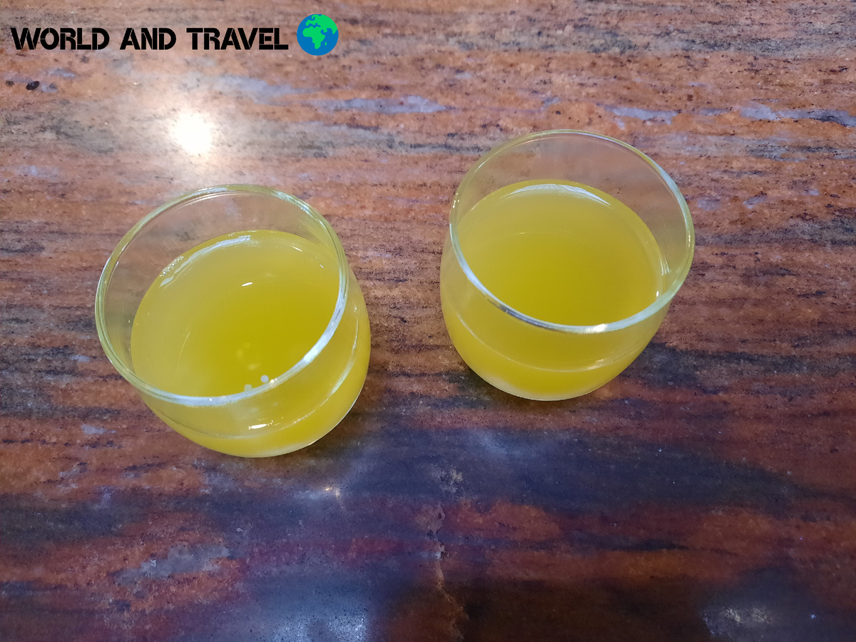 Фото из личного архива: Приветственный напиток при заселении.