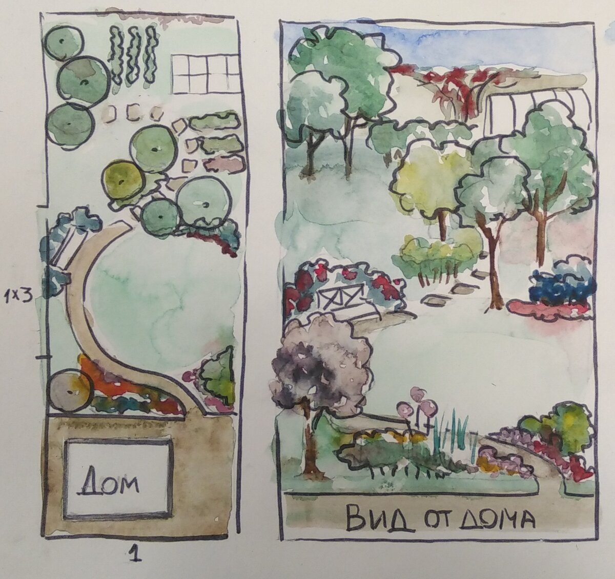 Тот же участок. Планировка другая