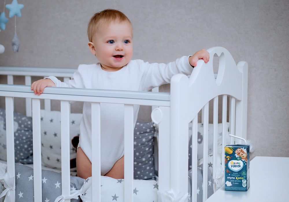 *Лучшим для младенца является грудное вскармливание. Сведения о возрастных ограничениях применения продуктов «ФрутоНяня» смотрите на индивидуальной упаковке. Необходима консультация специалиста. Реклама. Рекламодатель – АО «ПРОГРЕСС», подробнее на сайте frutonyanya.ru