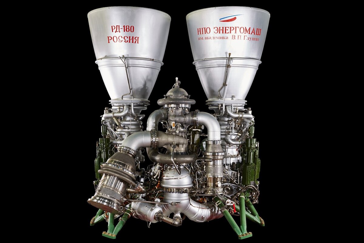 Российский ракетный двигатель РД-180. Взято из открытых источников