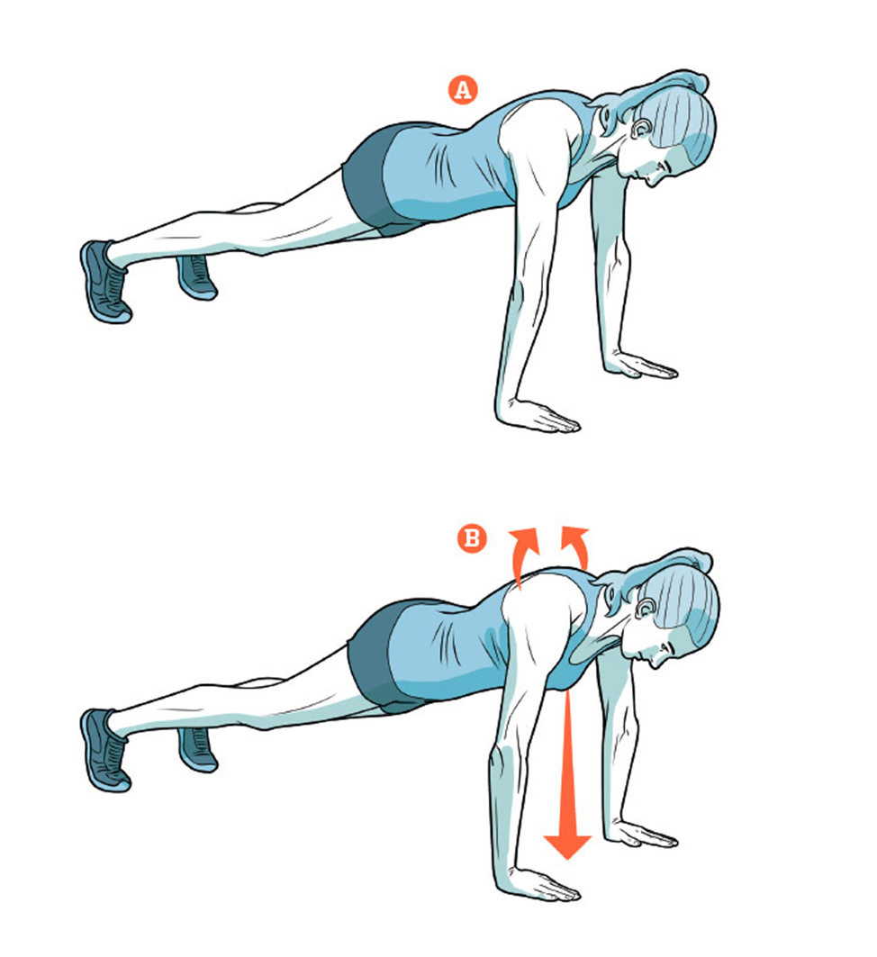 упражнения для лопаток спины