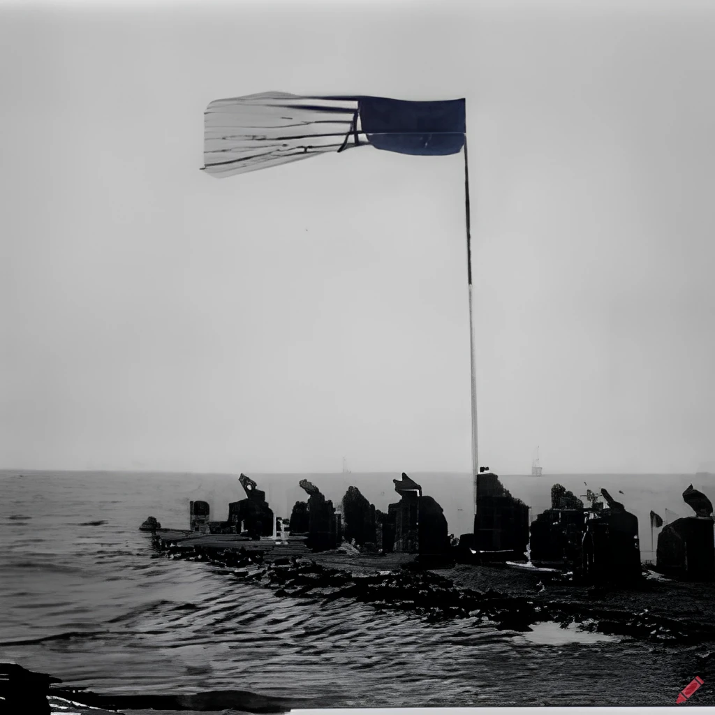 Кадр одной из спасательных лодок