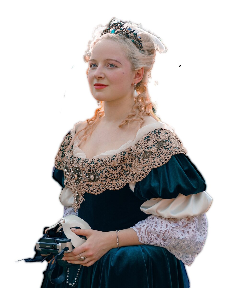 Вырезал девушку на пустой слой на скорую руку