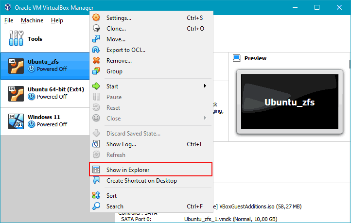 Virtualbox не работает буфер обмена