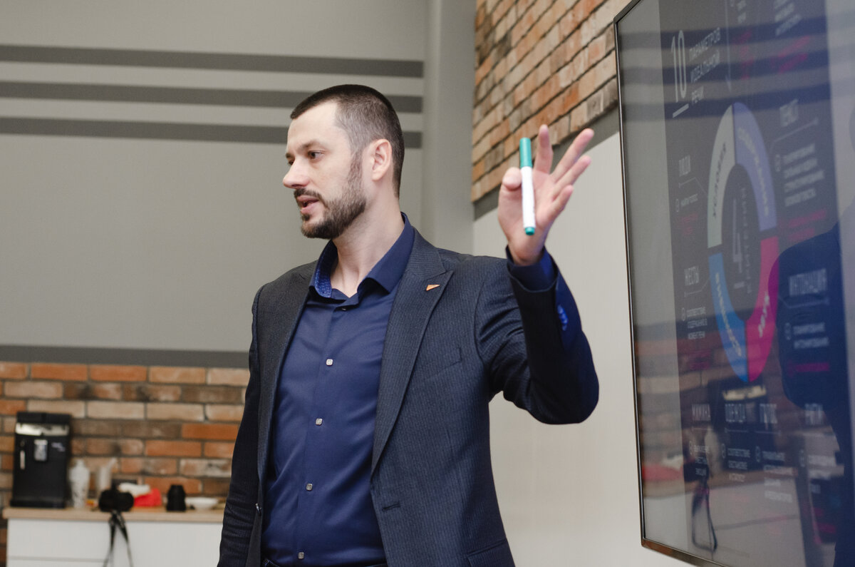 Андрей Матюхин. На тренинге "Говори уверенно" (октябрь, 2021 г.)