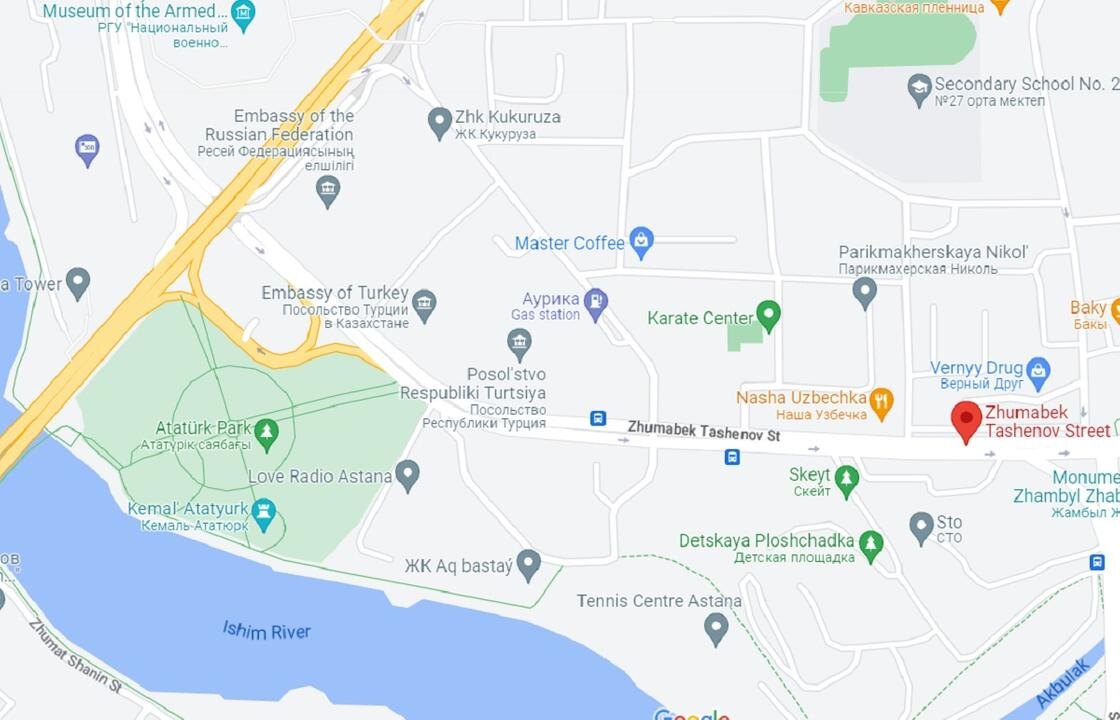    Карта местности, где произошло ДТП:Google Maps