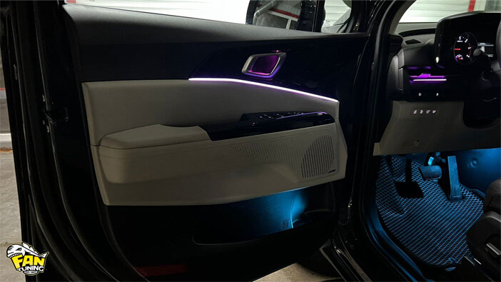 Контурная подсветка салона. - Lexus NX (1G), 2 л, 2015 года своими руками DRIVE2