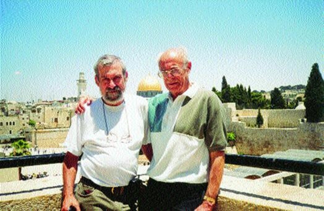 Феликс Светов с другом в Иерусалиме, 1997 г. / Общедоступное фото