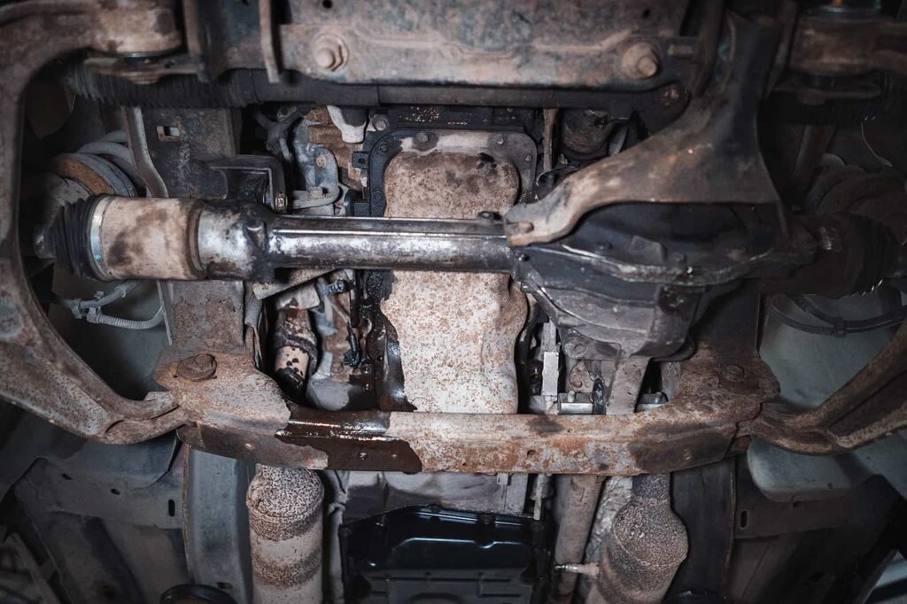 Течь поддона двигателя Додж Нитро 3.7