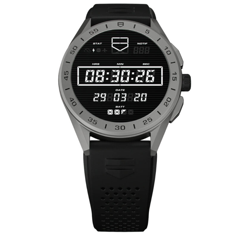 Электронные смарт-часы TAG Heuer Connected с титановым корпусом и сенсорным AMOLED-дисплеем