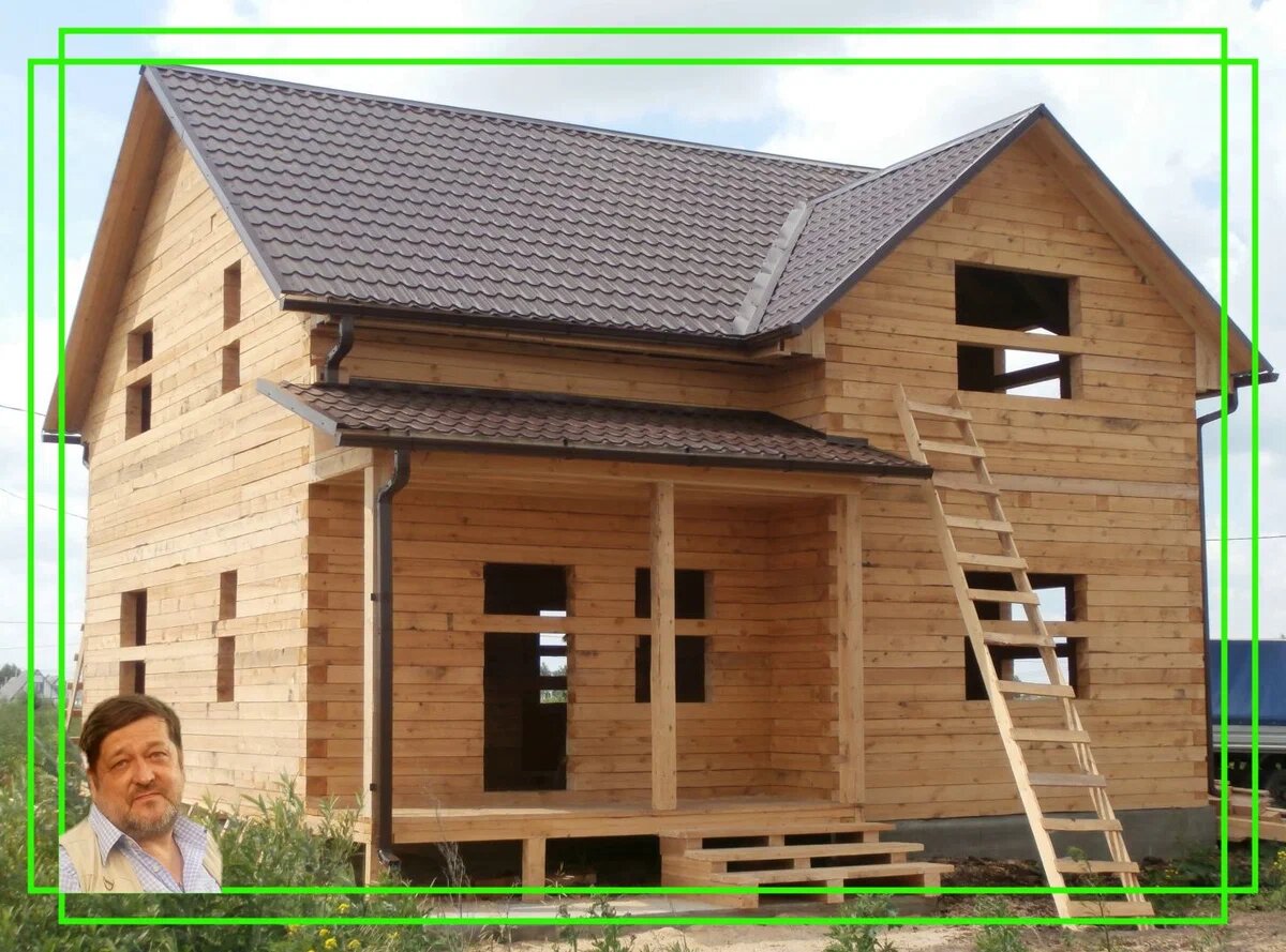 Дом из бруса 150х150. Источник фото: https://clck.ru/sFCfj