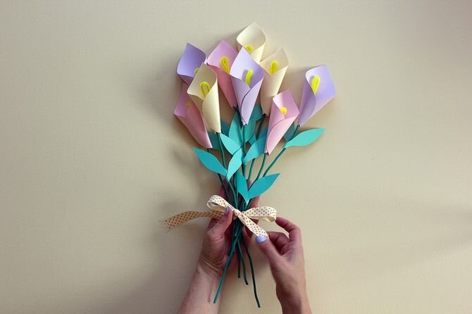 ПОДАРОК на 8 МАРТА Маме Бабушке Своими руками | Цветы из фоамирана | How Ty Make paper flowers