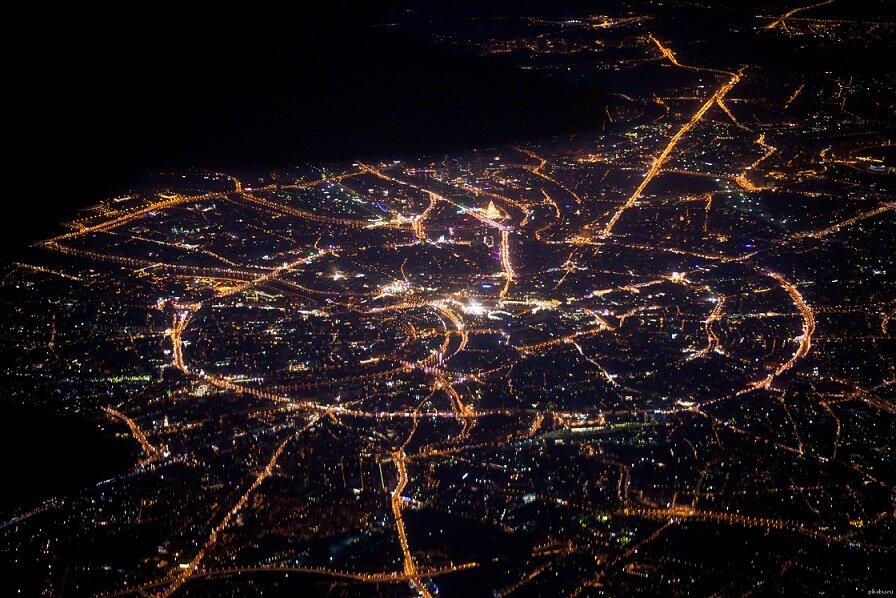 Ночная Москва.