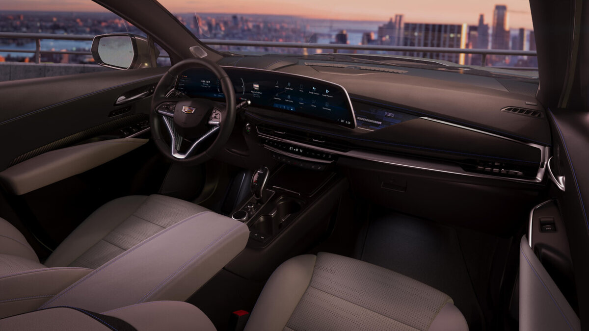    Салон Cadillac XT4 2024. Фото Сadillac