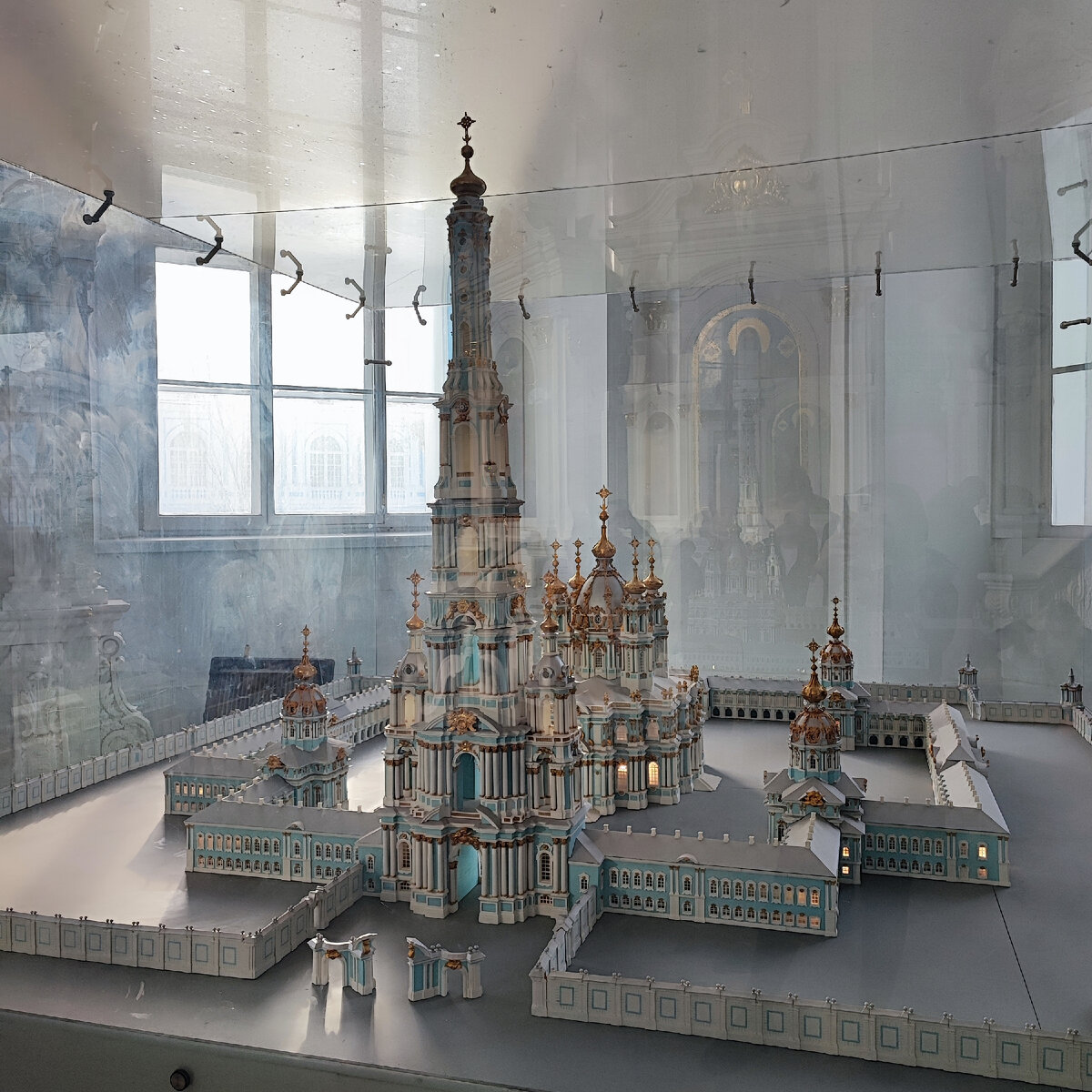 Макет Смольного собора по задумке Растрелли