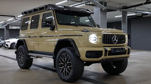 НОВЫЙ Mercedes G 63 AMG 2023 года - ЭТО даже не автомобиль, это само совершенство! 3 блокировки, разгон за 4.5 сек до 100 км. Еще и вездеход