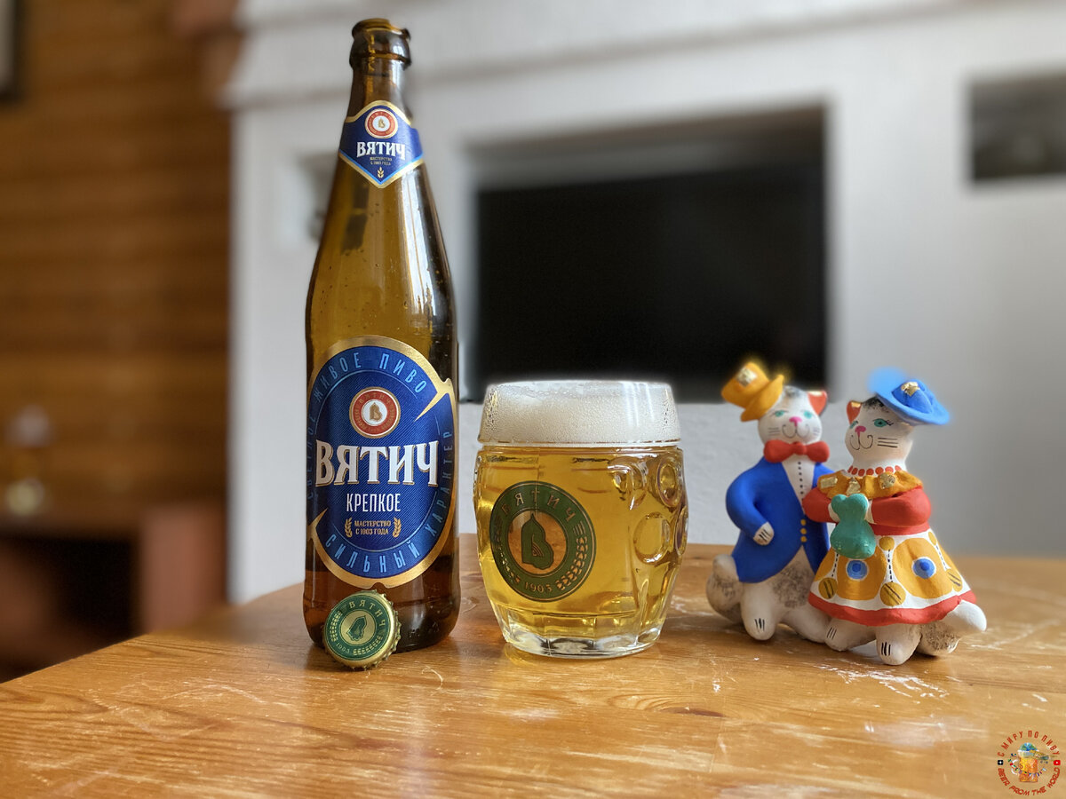 Обзор пива "Вятич Крепкое"