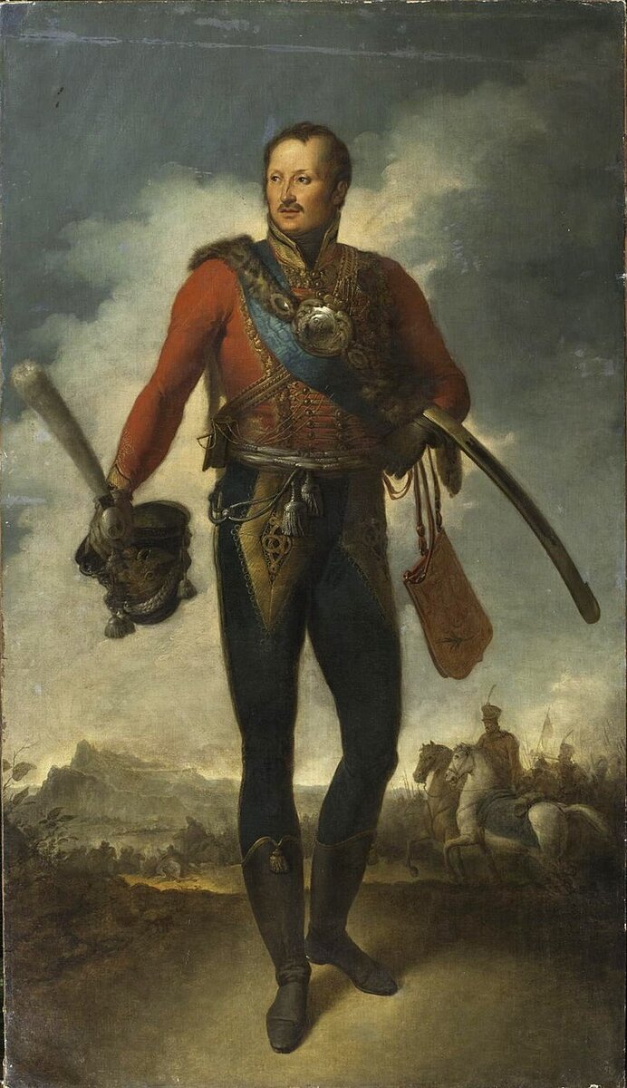 Портрет графа Петра Христиановича Витгенштейна. Рис. 1813~1815 года.