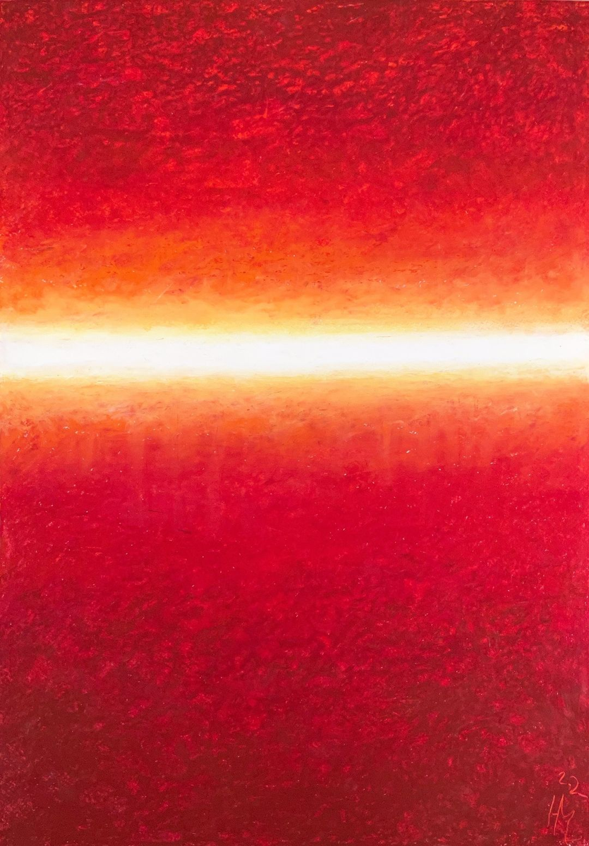 ♦
Maxim Neufeld. Объект 22022022  (Свет) картон «слоновая кость», масляная пастель,
60х42см., 2022г.
♦
https://www.facebook.com/max.i.neufeld/posts/pfbid0qy1Fbyrp2ShRv9MidCbnSMofbu4vkVDpZRMWYQPMLtybwQj7wKopKeuLr8VqfrLal
