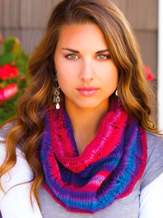 Вязаные полосы: стиль и элегантность