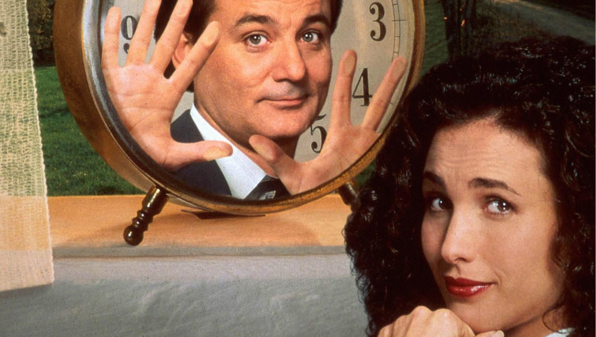 День сурка фильм 1993. Билл Мюррей день сурка. Bill Murray Groundhog Day. "Groundhog Day" (1993) Постер.