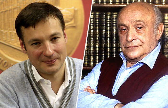 Павел Санаев и Ролан Быков.