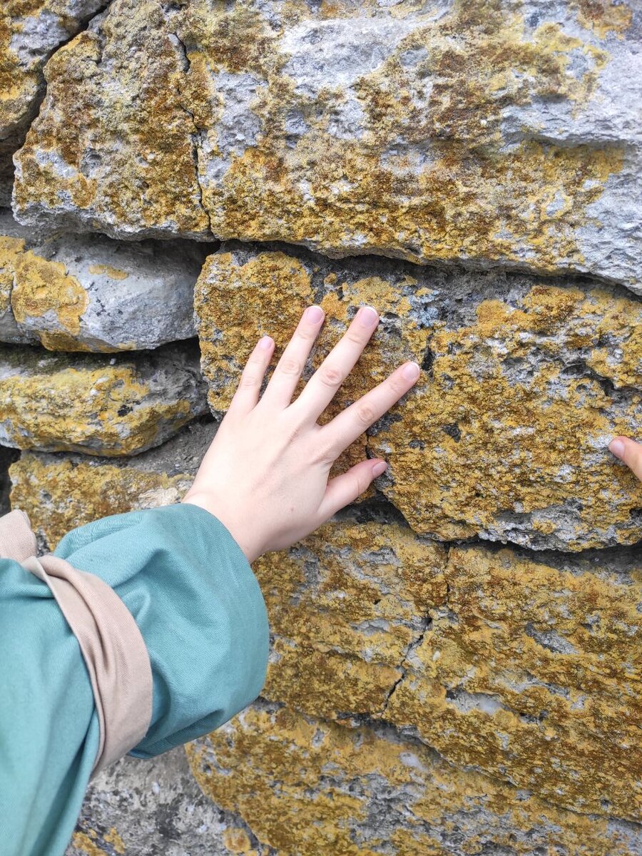 Прикасаюсь к каменной кладке троянских стен